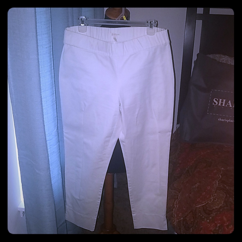 Eileen Fisher cotton cropped pants